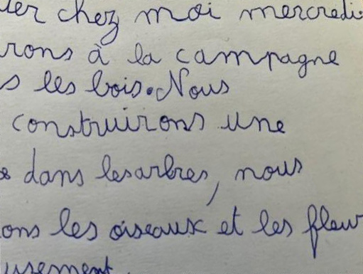 Cas Pratique après quelques séances de Graphothérapie : Avant /Après.